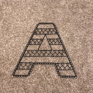 Pottery Barn Wired Letter “A”